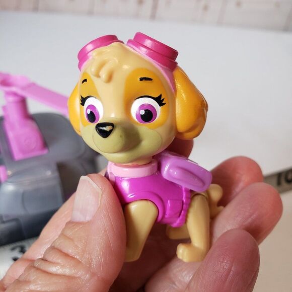 Nickelodeon Paw Patrol Skye Pup with Helicopter Pink Dog Toy Little Hands - Picture 11 of 12